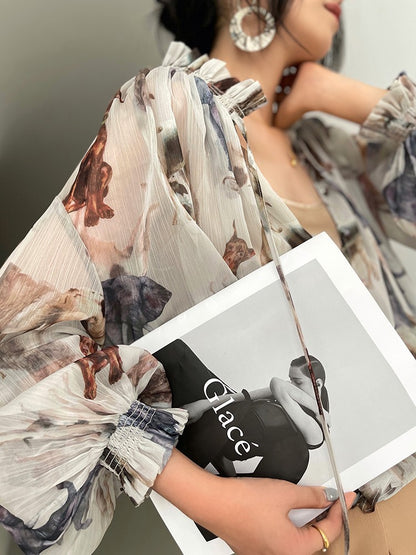 Aconiconi｜Manny's Shirt Long Sleeve Print