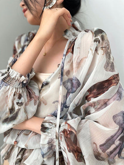 Aconiconi｜Manny's Shirt Long Sleeve Print