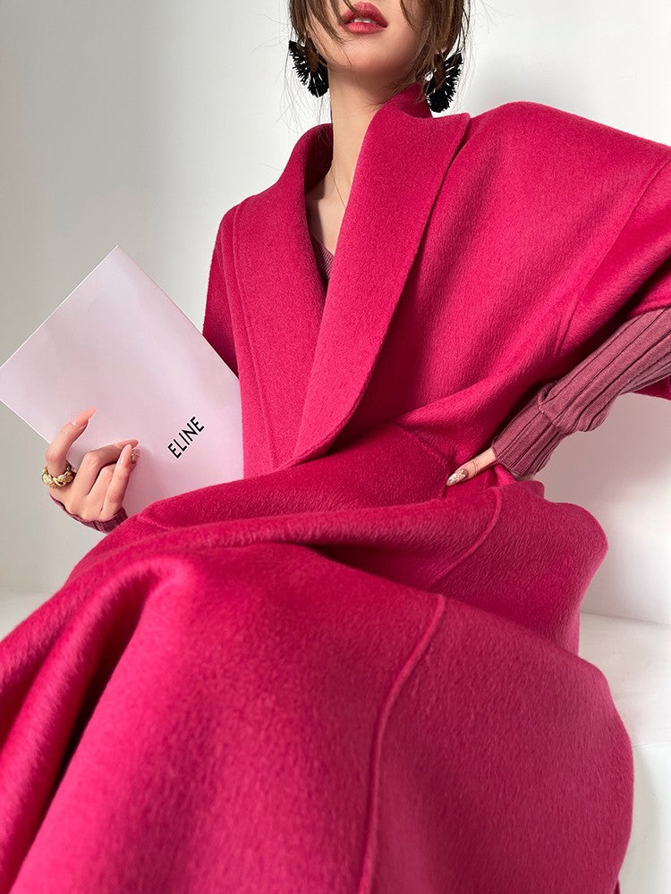 Aconiconi | Ebony 100% Australian wool double-sided winter coat