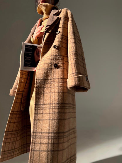 Aconiconi｜Yamano Plaid Winter Coat