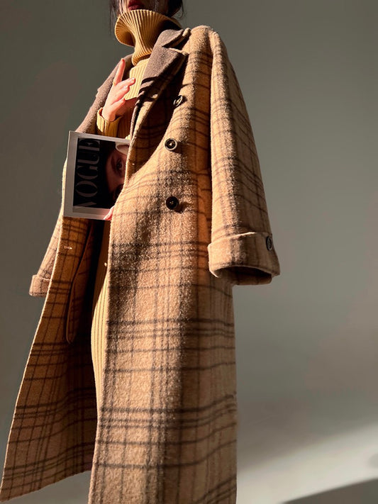 Aconiconi｜Yamano Plaid Winter Coat