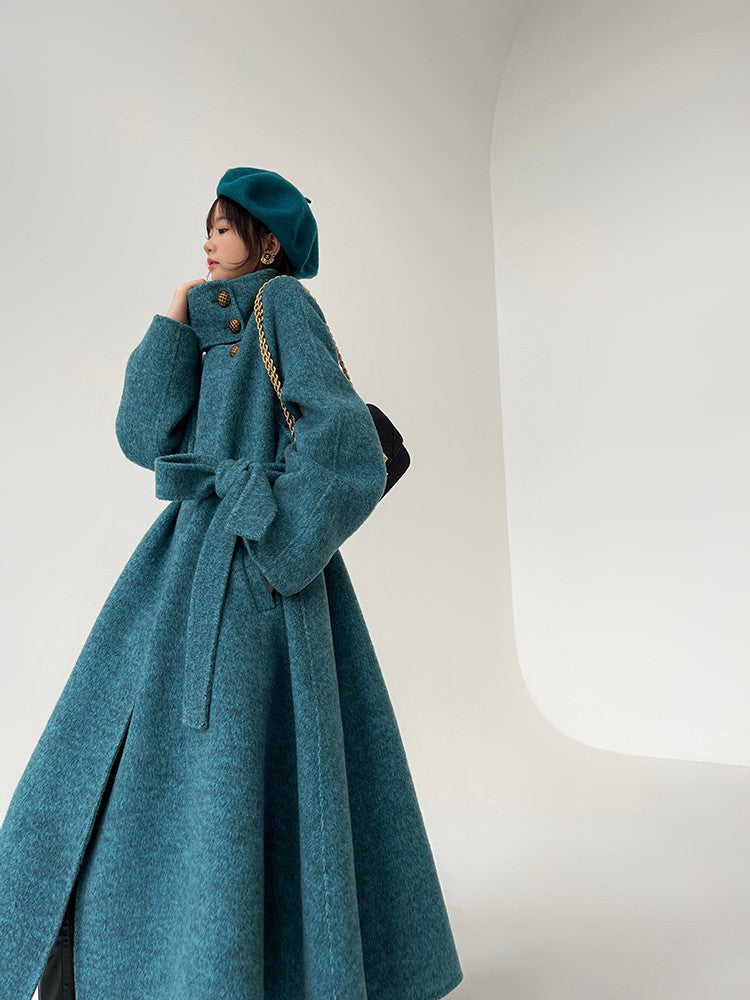 Aconiconi｜Lanyu Bay Long Wool Coat