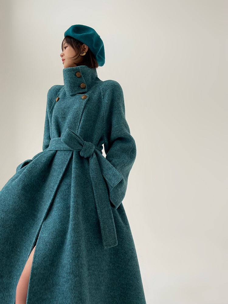 Aconiconi｜Lanyu Bay Long Wool Coat