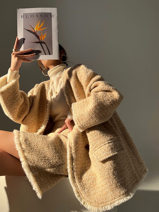 Aconiconi | First Snow Thick Tweed Wool Suit