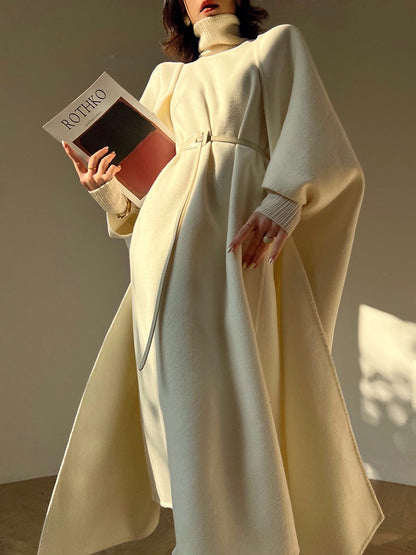 Aconiconi | Elegant  Wool Coat & Dress  Set