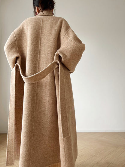 Aconiconi｜Retro 100% Wool Coat