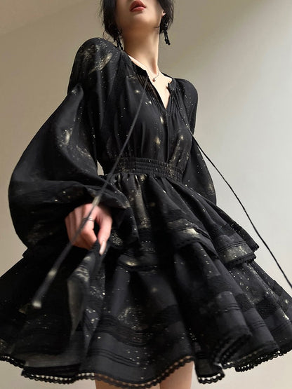 Aconiconi｜Moon Shadow Camellia Skirt Suit