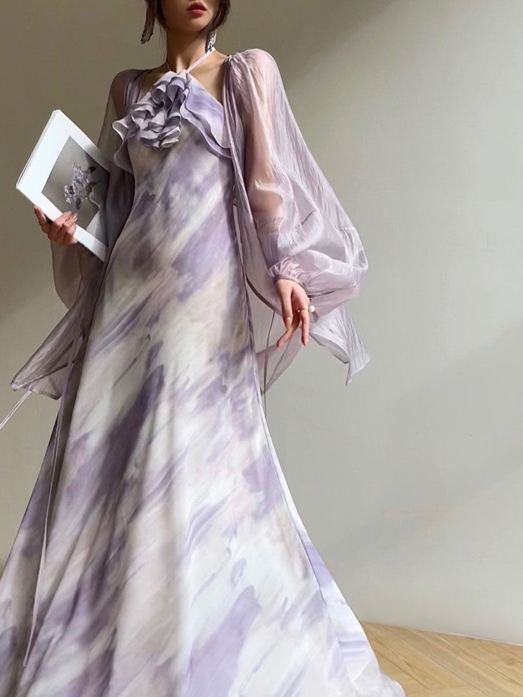 Aconiconi | Clematis Ruffles Romantic Long Dress