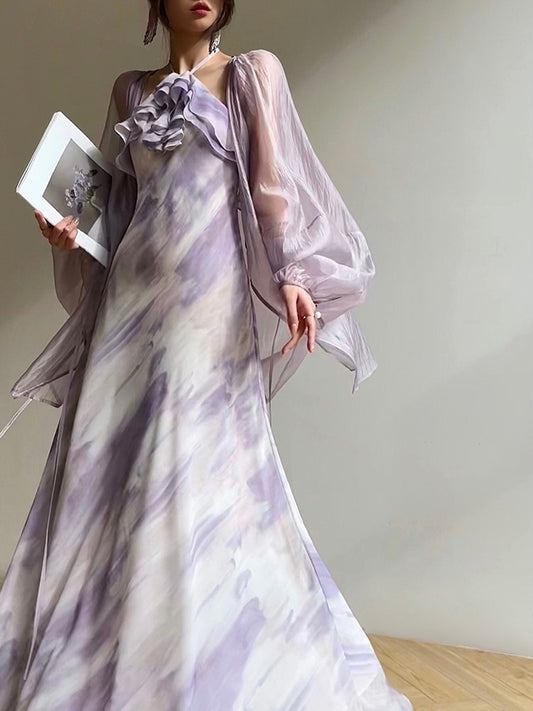 Aconiconi | Clematis Ruffles Romantic Long Dress