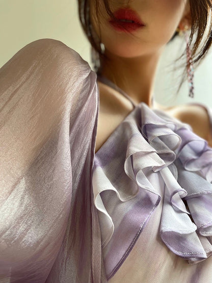 Aconiconi | Clematis Ruffles Romantic Long Dress