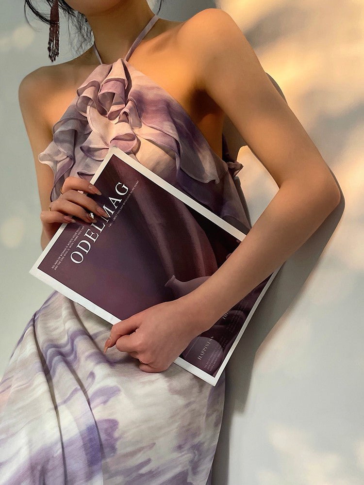 Aconiconi | Clematis Ruffles Romantic Long Dress